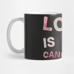 Love is not cancelled Love is not canceled Mug